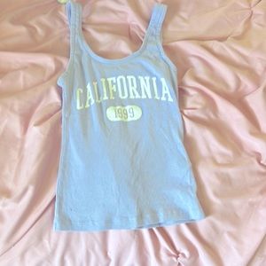 Purple tank top from Hollister
